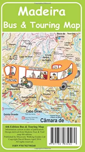 Couverture du produit · Madeira Bus & Touring Map