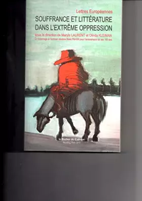 Couverture du produit · Souffrance et littérature dans l'extrême oppression