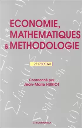 Couverture du produit · Economie, mathématiques et méthodologie