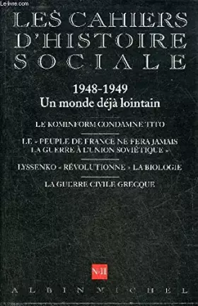 Couverture du produit · Les Cahiers d'Histoire Sociale, numéro 5 : Le Nucléaire soviétique