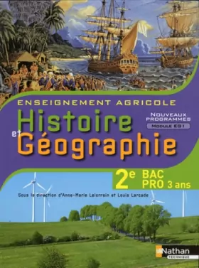 Couverture du produit · Histoire et Géographie 2e Bac Pro 3 ans Agricole