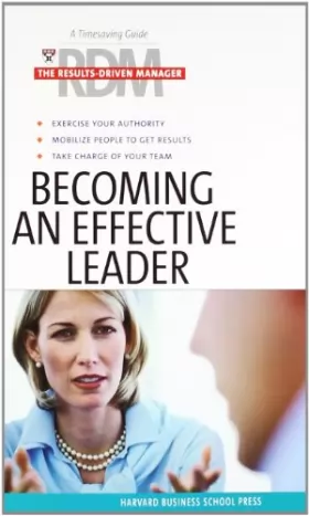Couverture du produit · Becoming an Effective Leader