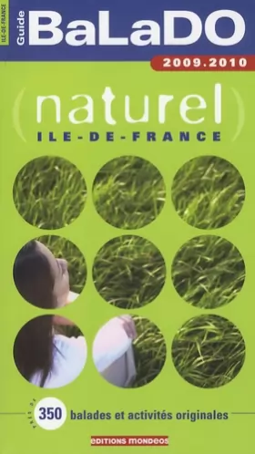 Couverture du produit · Guide Balado naturel Ile-de-France