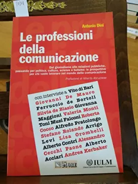 Couverture du produit · LE PROFESSIONI DELLA COMUNICAZIONE
