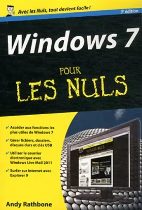 Couverture du produit · Windows 7, 3e Poche Pour les Nuls