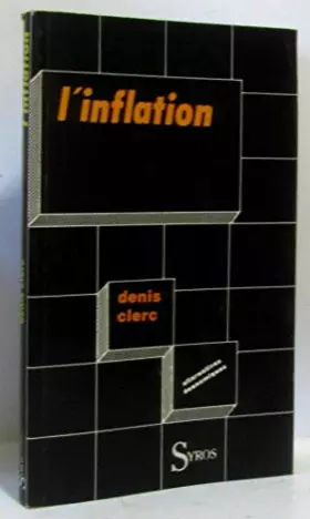 Couverture du produit · L'inflation