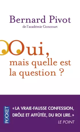 Couverture du produit · Oui, mais quelle est la question ?