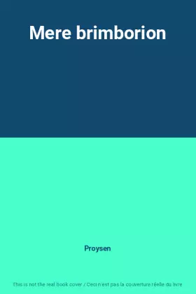 Couverture du produit · Mere brimborion