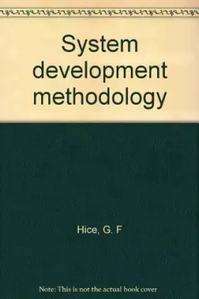 Couverture du produit · System development methodology