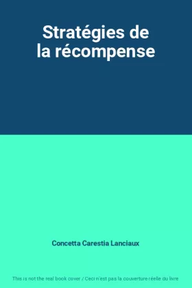 Couverture du produit · Stratégies de la récompense
