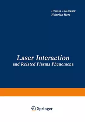 Couverture du produit · Laser Interaction and Related Plasma Phenomena