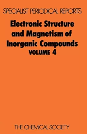 Couverture du produit · Electronic Structure and Magnetism of Inorganic Compounds (4)