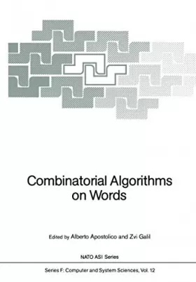 Couverture du produit · Combinatorial Algorithms on Words