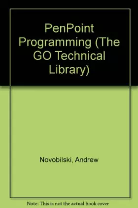 Couverture du produit · Penpoint Programming