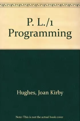 Couverture du produit · P. L./1 Programming