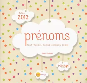 Couverture du produit · GUIDE DES PRENOMS 2013