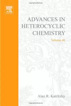 Couverture du produit · Advances in Heterocyclic Chemistry