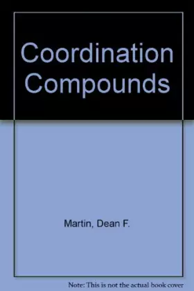 Couverture du produit · Coordination Compounds