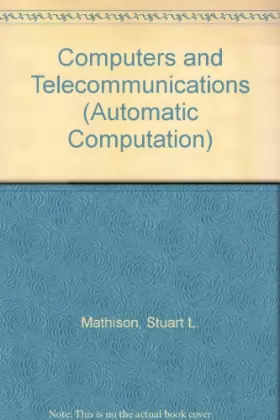 Couverture du produit · Computers and Telecommunications: Issues in Public Policy