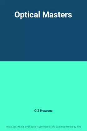 Couverture du produit · Optical Masters