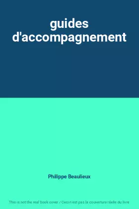 Couverture du produit · guides d'accompagnement