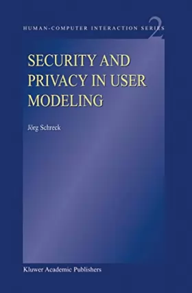Couverture du produit · Security and Privacy in User Modeling