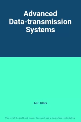 Couverture du produit · Advanced Data-transmission Systems
