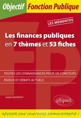 Couverture du produit · Les Finances publiques en 7 thèmes et 53 fiches