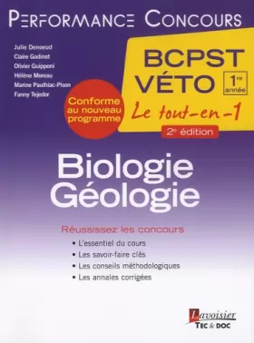 Couverture du produit · Biologie-Géologie 1re année BCPST-Véto