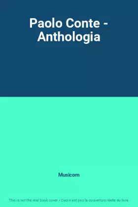 Couverture du produit · Paolo Conte - Anthologia