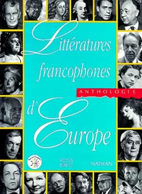 Couverture du produit · Littératures francophones d'Europe: Anthologie