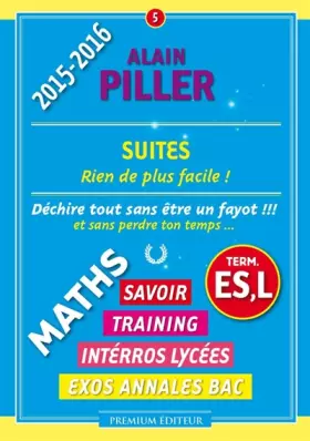 Couverture du produit · Suites - Terminales ES, L