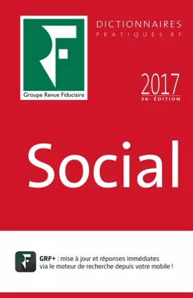 Couverture du produit · Le dictionnaire social 2017