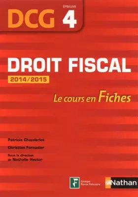 Couverture du produit · Droit Fiscal 2014/2015