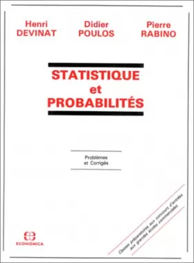 Couverture du produit · Statistique et probabilités