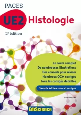 Couverture du produit · PACES UE2 Histologie - 2éd.