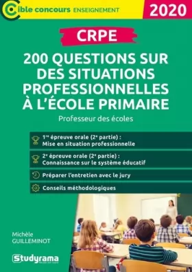 Couverture du produit · CRPE - 200 questions sur des situations professionnelles à l'école primaire
