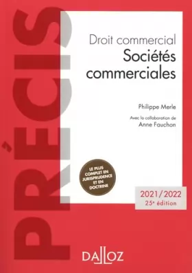 Couverture du produit · Droit commercial. Sociétés commerciales - 25e ed.