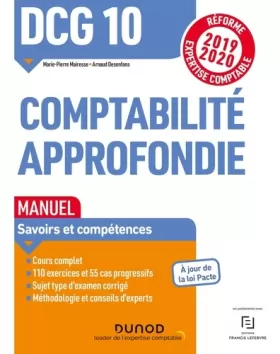 Couverture du produit · DCG 10 Comptabilité approfondie - Manuel - Réforme 2019-2020: Réforme Expertise comptable 2019-2020 (2019-2020)