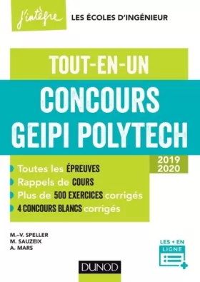 Couverture du produit · Concours Geipi Polytech - Tout-en-un 2019-2020