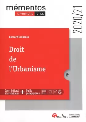 Couverture du produit · Droit de l'urbanisme (2020-2021)