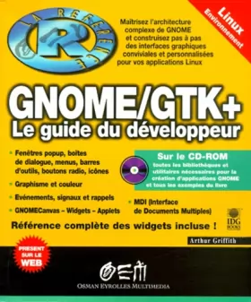Couverture du produit · Gnome/GTK+ : le guide du développeur