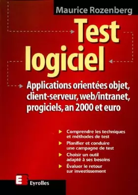 Couverture du produit · Test logiciel