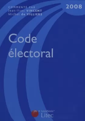 Couverture du produit · Code électoral 2008