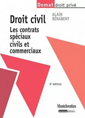 Couverture du produit · Droit civil : Les contrats spéciaux civils et commerciaux