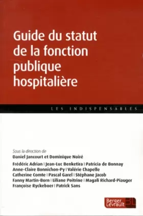 Couverture du produit · guide du statut de la fonction publique hospitaliere 1ere ed (0)