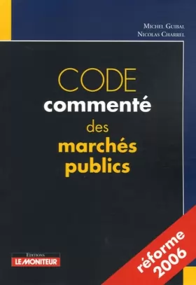 Couverture du produit · Code commenté des marchés publics