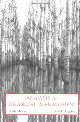 Couverture du produit · Analysis for Financial Management