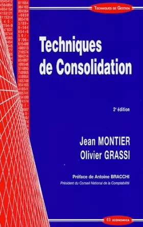 Couverture du produit · Techniques de Consolidation