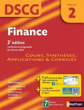 Couverture du produit · Finance